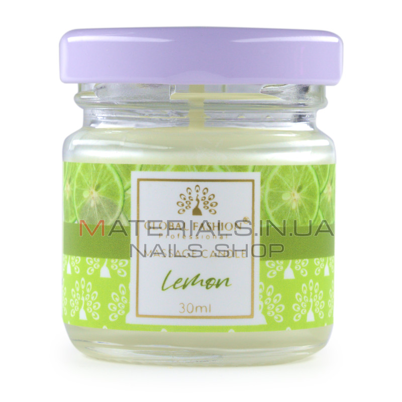 Масажна свічка Global Fashion, 30 ml, Lemon
