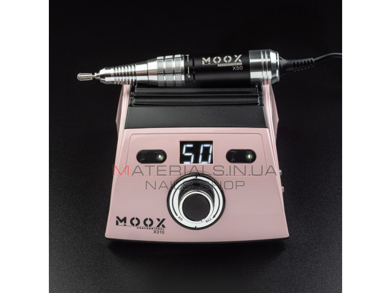 Фрезер Мокс X310 (Рожевий) на 50 000 об/хв. та 70W. для манікюру та педикюру