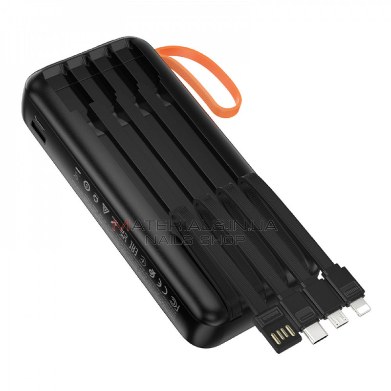 Power Bank 20000 mAh — Hoco J151A — Black Power Bank 20000 mAh — Hoco J151A — Black