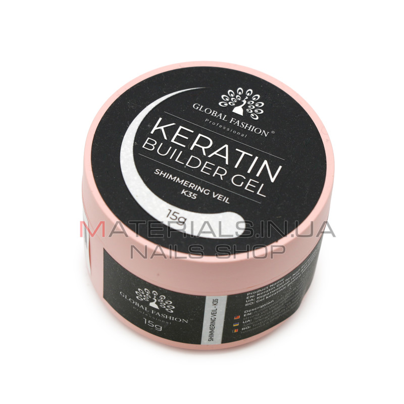 KERATIN BUILDER GEL, Global Fashion, 15 g, K35