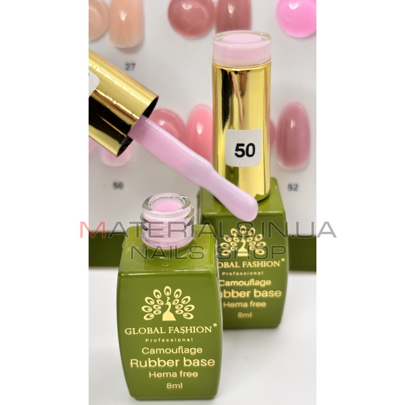 Camouflage rubber base Hema free Global, №50, 8 мл