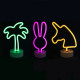 Ночной светильник Neon Lamp series — Bunny White