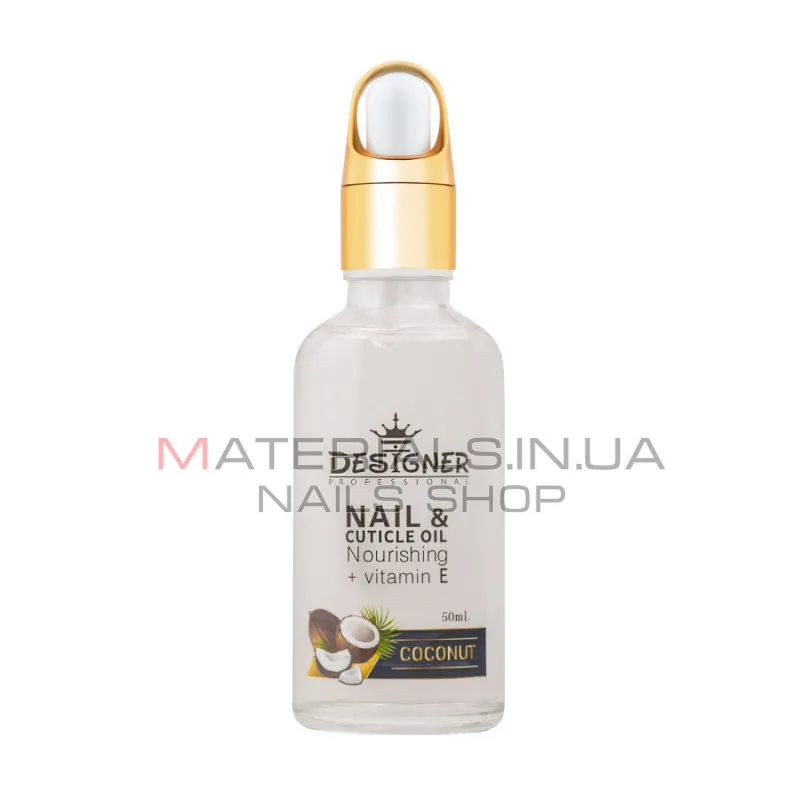 Масло для кутикулы 50 мл. (Кокос №12) - Nail&Cuticle oil от Дизайнер