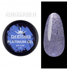 Platinum Gel Гель - платинум Designer Professional с шиммером, 5 мл. №11