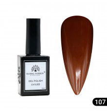 Гель лак Global Fashion, Gel polish 15 ml, 107