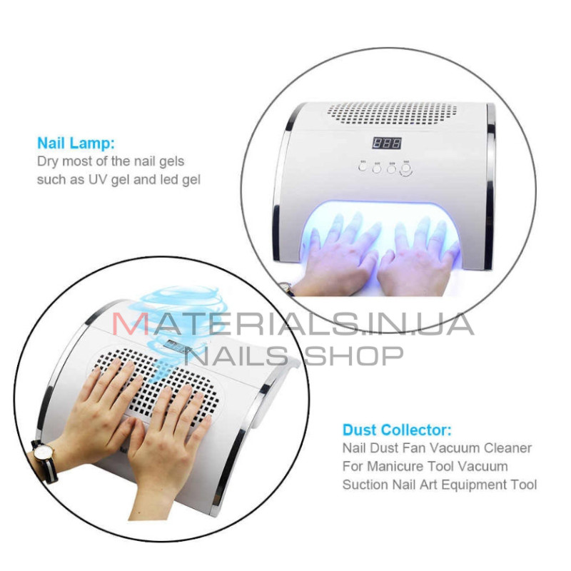 Витяжка + UV LED лампа 2 в 1 YDJ, 80 Вт