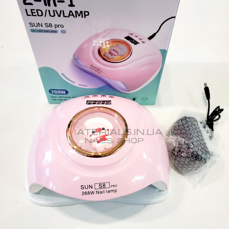 UV/LED SUN S8 Pro, 268 Вт. Свинка - Рожевий UV/LED SUN S8 Pro, 268 Вт. Свинка - Рожевий