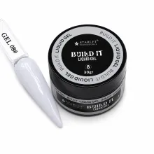 Гель для наращивания и укрепления ногтей Build It Liquid Gel Starlet Professional №08, 30г