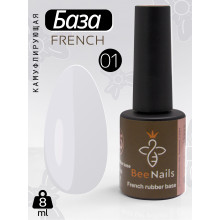 База для нігтів French rubber base Bee Nails №01