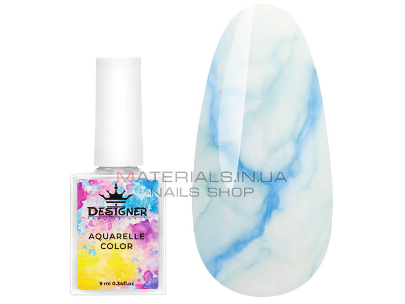 Aquarelle Color Designer №03 акварельные капли для дизайна ногтей, 9 мл