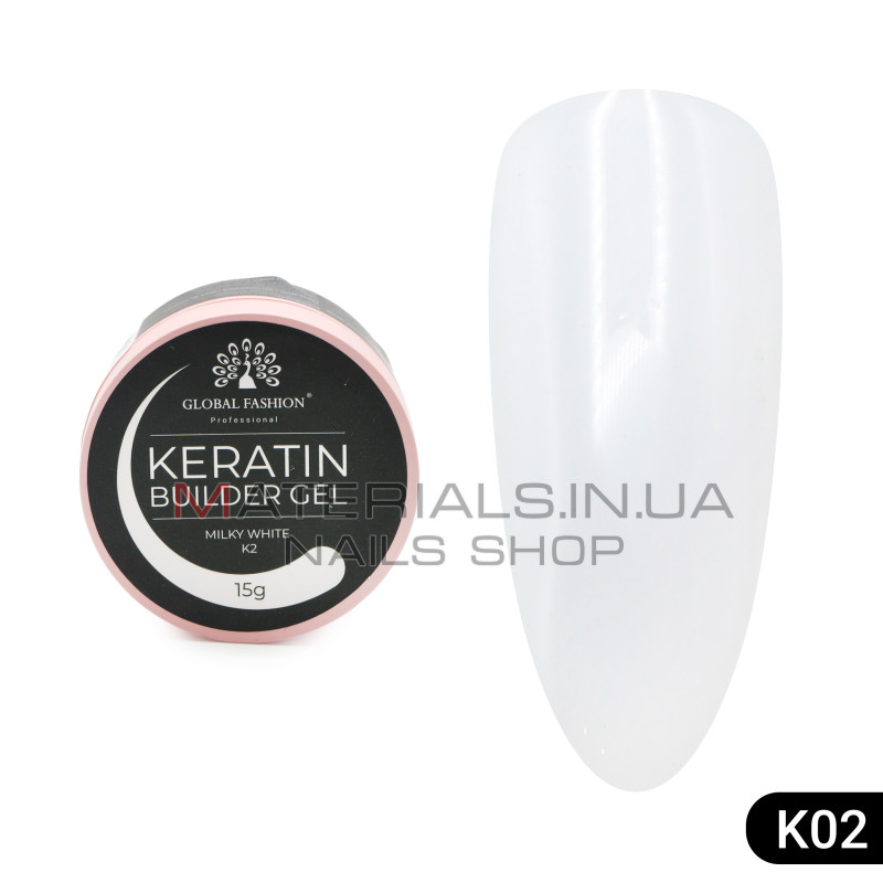 KERATIN BUILDER GEL, Global Fashion, 15 g, K2