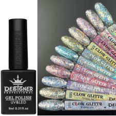 Гель лак Clow glitter