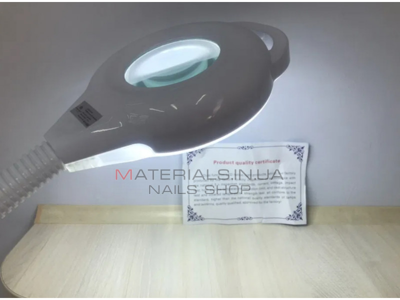 Лампа лупа косметологічна LED SP-34 із регулятором (гофра)