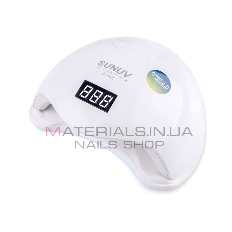 LED UV Лампа SUN 5 48W White для манікюру (Оригінал)