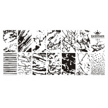 Диск для стемпінгу Designer металевий (12x6 см) №151