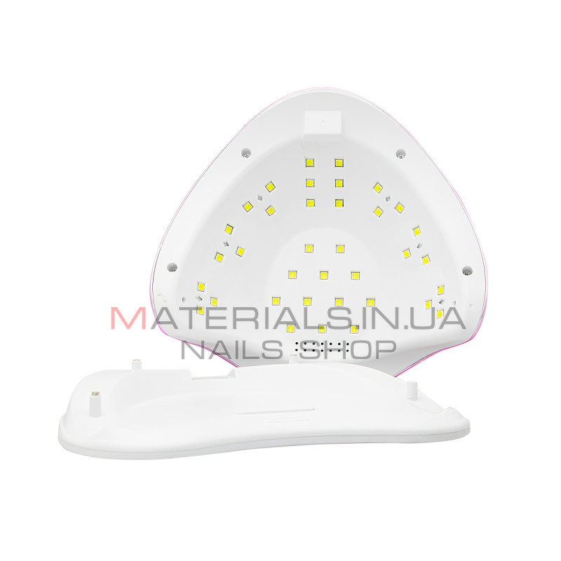 Лампа для нігтів LED/UV 72Вт, pink, Global Fashion L-1100