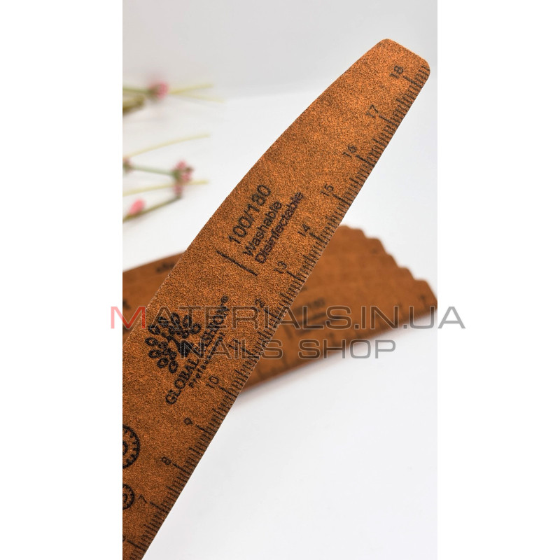 Упаковка пилок Global Fashion (color series) - лодочка 100/180 грит (25шт)