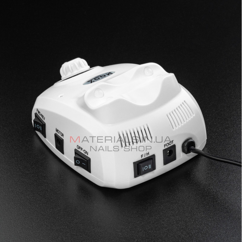 Фрезер Мокс X105 (Білий) на 45 000 об/хв. та 65W. для манікюру та педикюру Фрезер Мокс X105 (Білий) на 45 000 об/хв. та 65W. для манікюру та педикюру