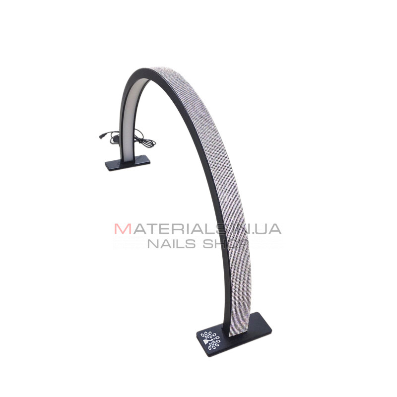 Настільна безтіньова зі стразами, black