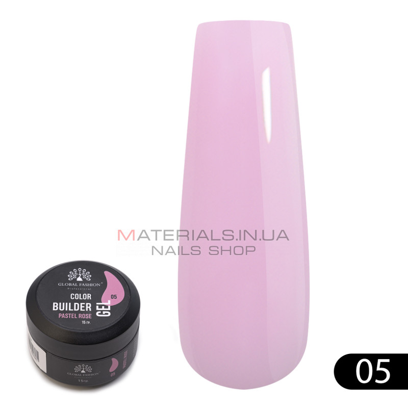 Гель для моделирования ногтей 15 гр, Color Builder Gel 05- Pastel rose Гель для моделирования ногтей 15 гр, Color Builder Gel 05- Pastel rose
