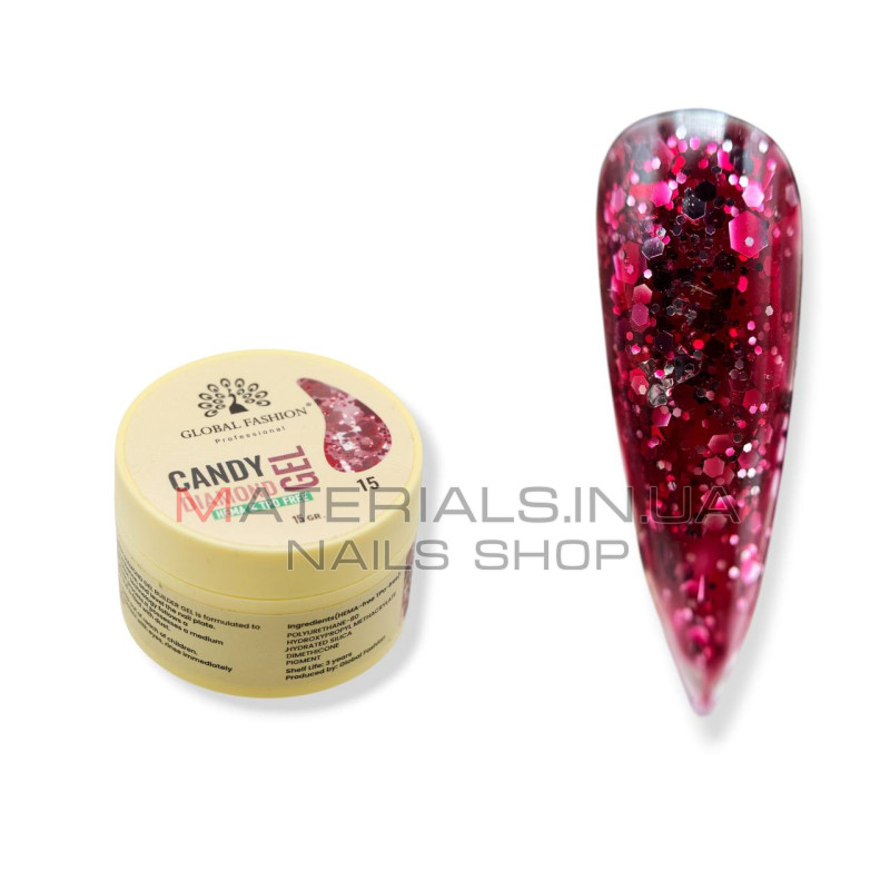 Гель для моделювання нігтів 15 г, Diamond Builder Gel 15