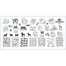 Диск для стемпінгу Designer металевий (12x6 см) №157