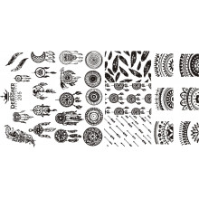 Диск для стемпінгу Designer металевий (12x6 см) №205