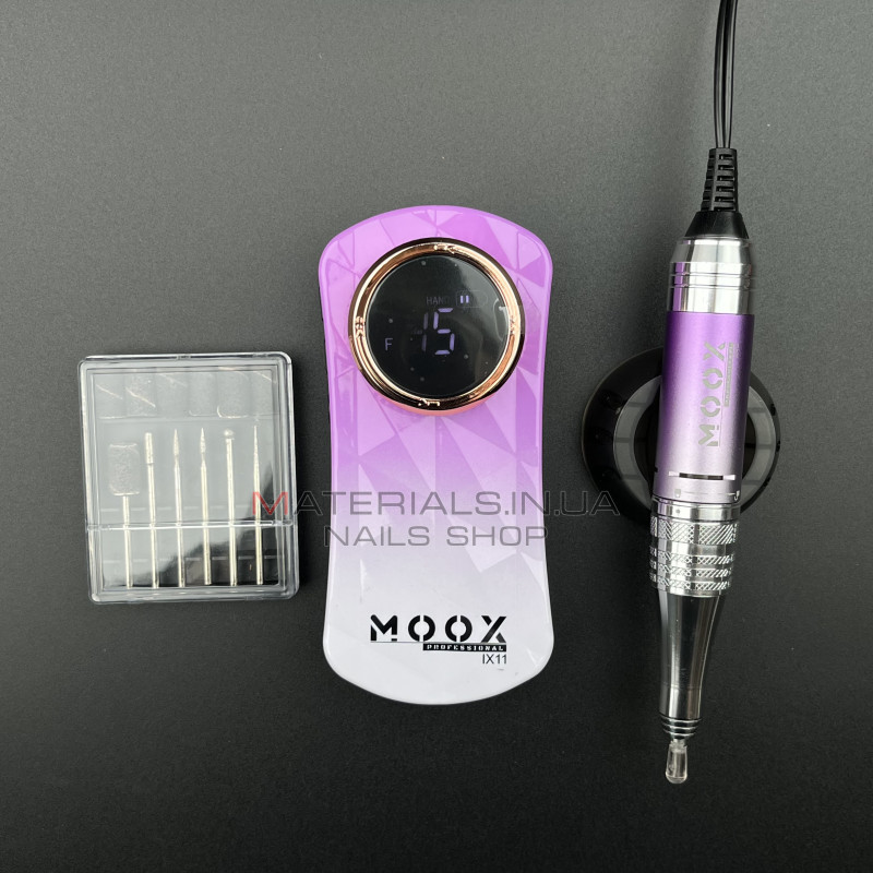 Фрезер Мокс IX11 (Gradient Purple) на акуммуляторе 45 000 об./мин. и 35 W. для маникюра и педикюра Фрезер Мокс IX11 (Gradient Purple) на акуммуляторе 45 000 об./мин. и 35 W. для маникюра и педикюра