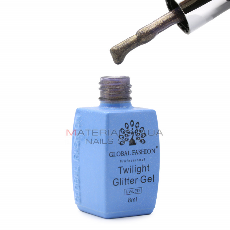 Гель лак Twilight Glitter 8 мл, 202 Гель лак Twilight Glitter 8 мл, 202