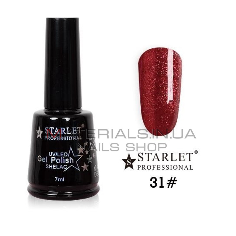 Гель-лак Starlet Professional №31, "Клубничный чизкейк"