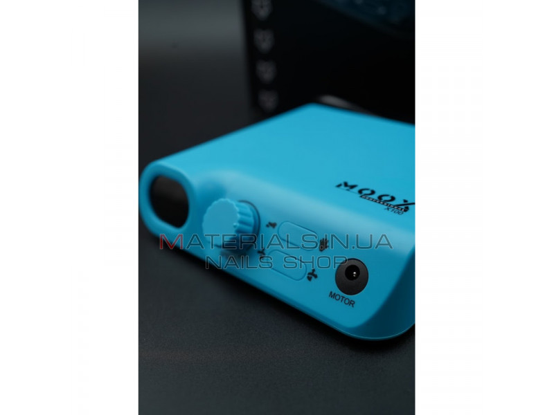 Фрезер Мокс X100 (Light blue) на 45 000 об/хв. та 70W. для манікюру та педикюру