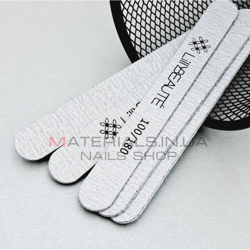 Упаковка пилок Lilly вузькі, короткі 100/180 (50шт)