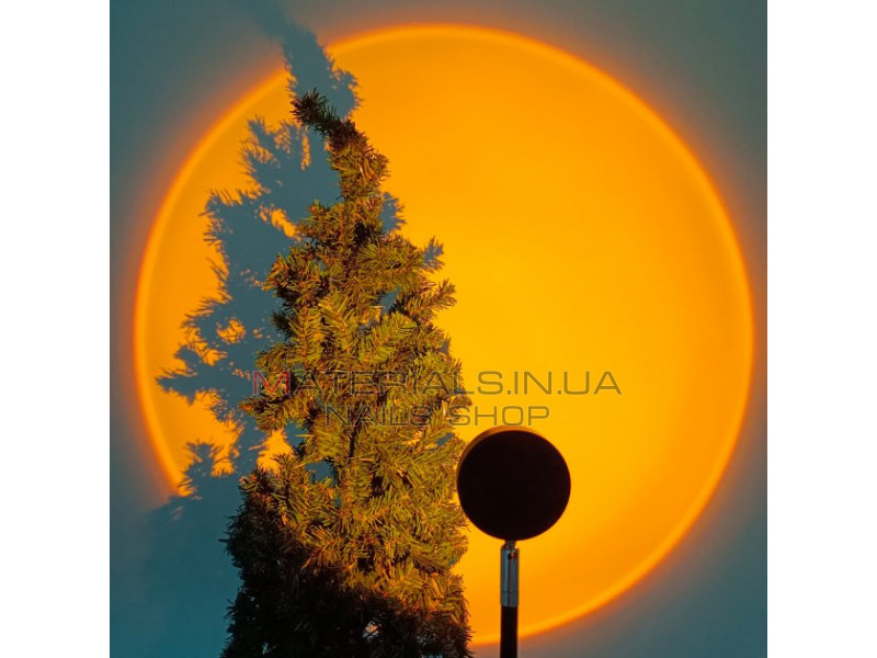 Настільна лампа з ефектом заходу сонця Sunset Lamp