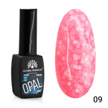 Каучукова база Snow flakes Global Fashion 8 мл, 09