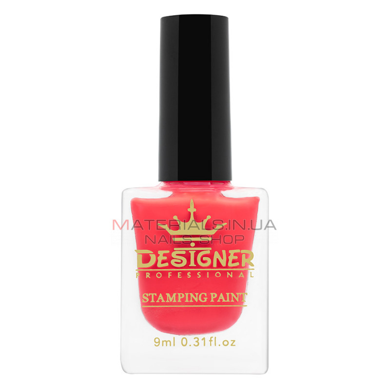 Stamping Paint Лак-фарба для стемпінгу Designer Professional, 9 мл. №04 Stamping Paint Лак-фарба для стемпінгу Designer Professional, 9 мл. №04