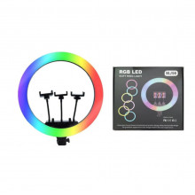 Кольцевая светодиодная лампа RGB MJ-56, 56 см