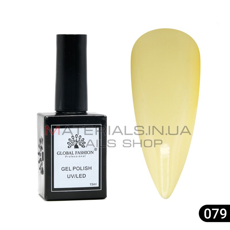 Гель лак Global Fashion, Gel polish 15 ml, 79