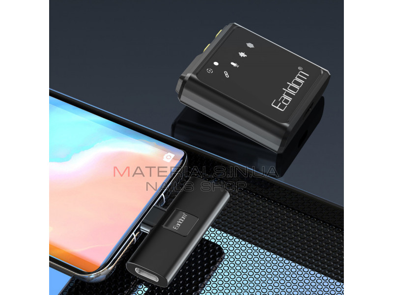 Беспроводной микрофон для телефона USB C — Earldom ET-MC10C Беспроводной микрофон для телефона USB C — Earldom ET-MC10C