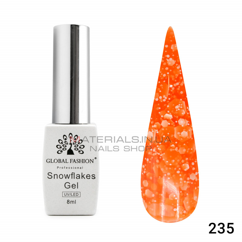 Гель лак Snowflakes 8 мл, 235 Гель лак Snowflakes 8 мл, 235