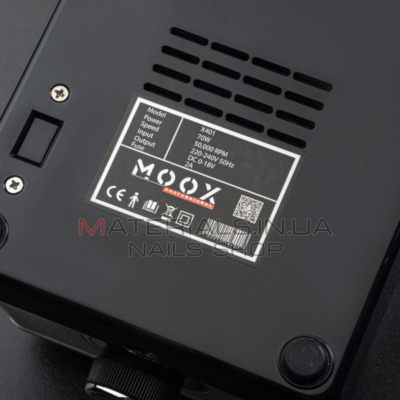 Фрезер Мокс X401  (Білий) на 50 000 об/хв. та 70W. для манікюру та педикюру
