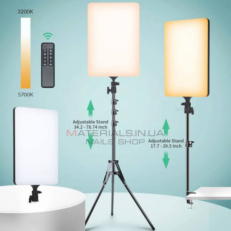 Лампа видеосвет LED 4028 40x28 cm 204, Lights 2700K-6000K Лампа видеосвет LED 4028 40x28 cm 204, Lights 2700K-6000K