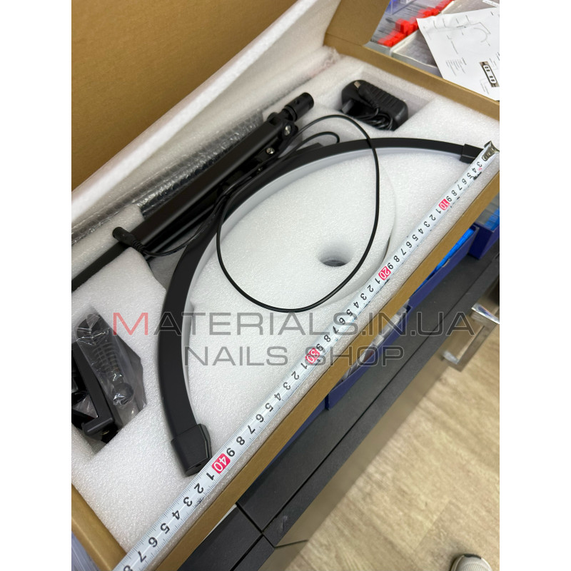 Безтіньова підлогова LED-лампа Smart MOON Light HD-M2X, 20 Вт, Чорна