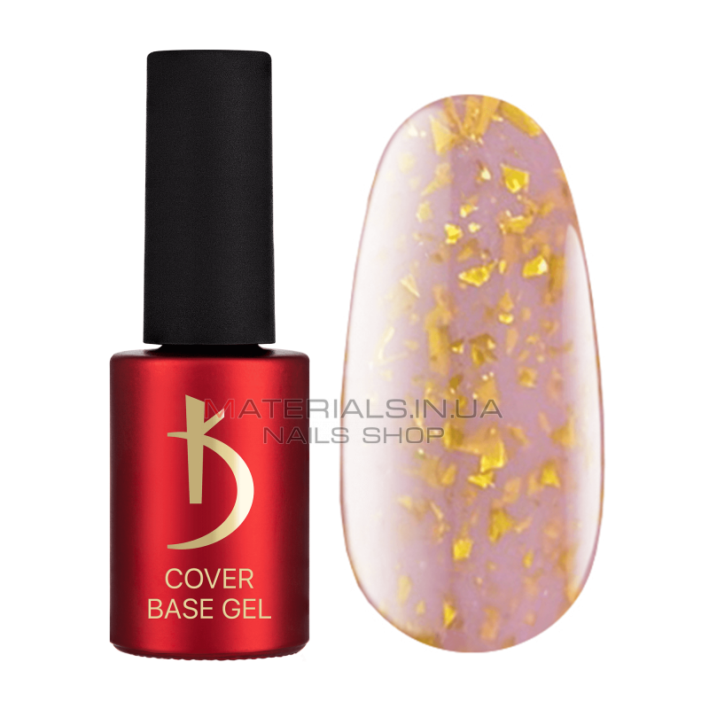 Камуфлирующее базовое покрытие Cover Base Gel Flake 09, 7 мл Камуфлирующее базовое покрытие Cover Base Gel Flake 09, 7 мл