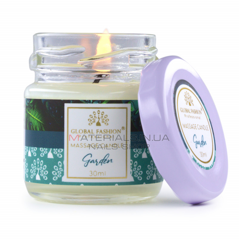Масажна свічка Global Fashion, 30 ml, Garden