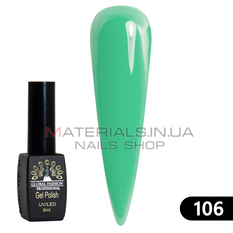 Гель лак BLACK ELITE 106, Global Fashion 8 мл