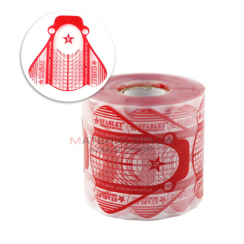 Форми для нарощування нігтів Starlet Professional Муха. червоний. 300 шт.