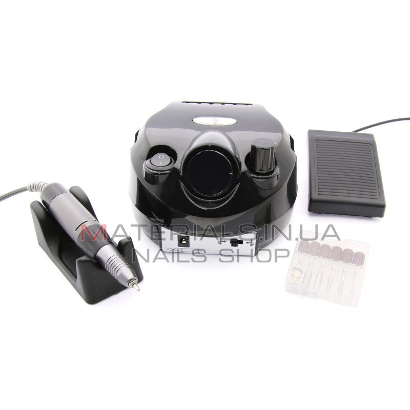 Аппарат для маникюра и педикюра BEE NAILS, 202D, с дисплеем, 65w, 45000 об, черный