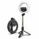 Монопод Tripod Q07, Bluetooth-кнопка, LED Lamp, 0,19 м