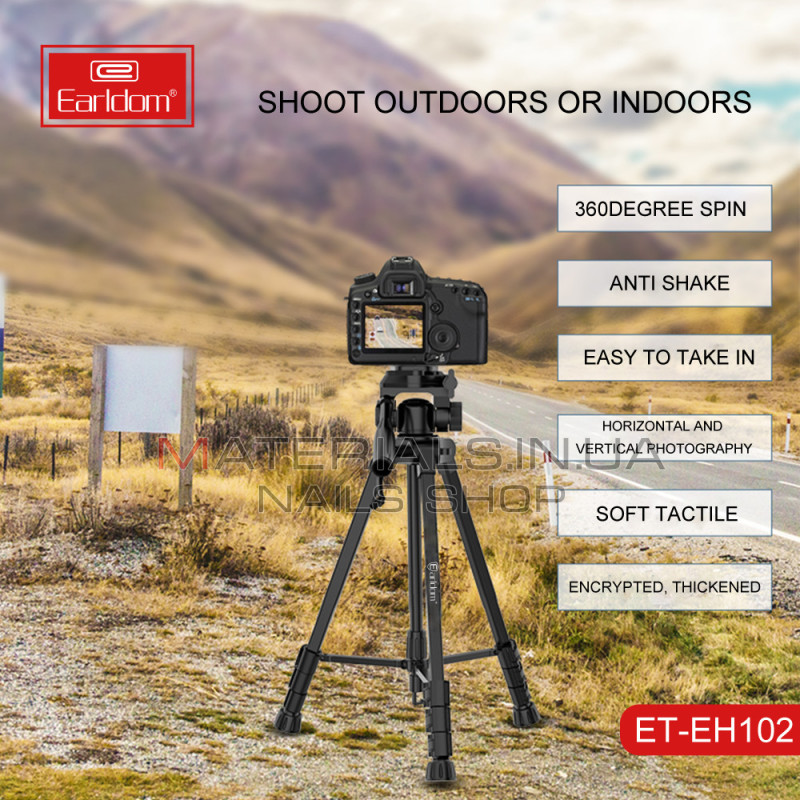 Tripod Multifunctional 1.48m Earldom ET-EH102 with phone holder