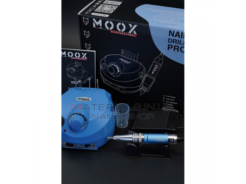 Фрезер Мокс X500 (Sky blue) на 45 000 об./мин. и 65W. для маникюра и педикюра